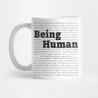 Embracing Humanity: A Tribute to Being Human Mug